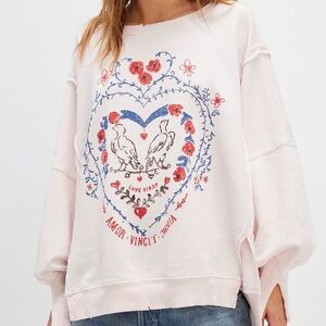 NWOT Graphic Camden size SMALL
Light Pink Heart Combo 
Size SOLD OUT ONLINE